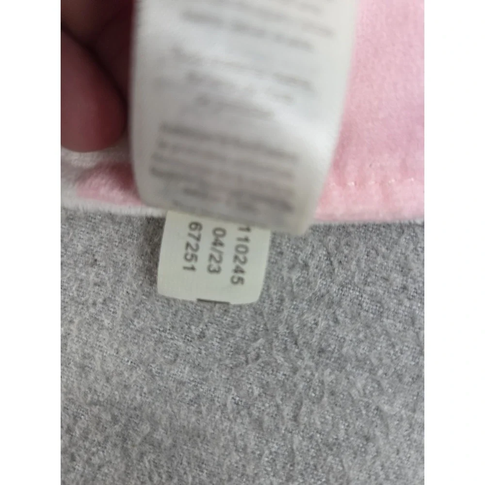 Carters Just One You Pink Stripe Lovey Elephant Plush Baby Security Blanket